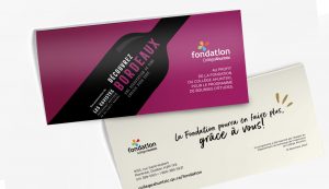 Brochure événementielle pour levée de fonds : organisation d'une dégustation de vins en collaboration avec le restaurant Les Cavistes et le Collège Ahuntsic