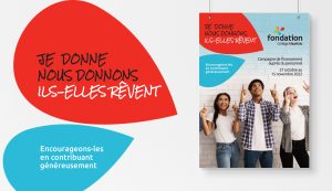 Affiche Campagne levée fond auprès du personnel 2023