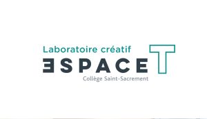 Espace T logo pour laboratoire d'innovation